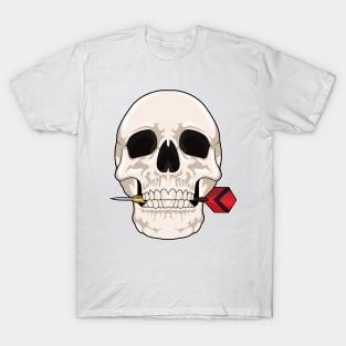 Skull at Darts with Dart T-Shirt